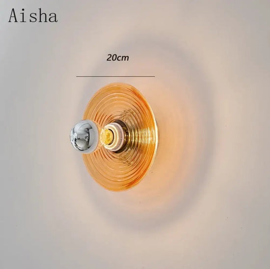 Applique Murale En Verre Médiéval Vintage Élégant. Chambre