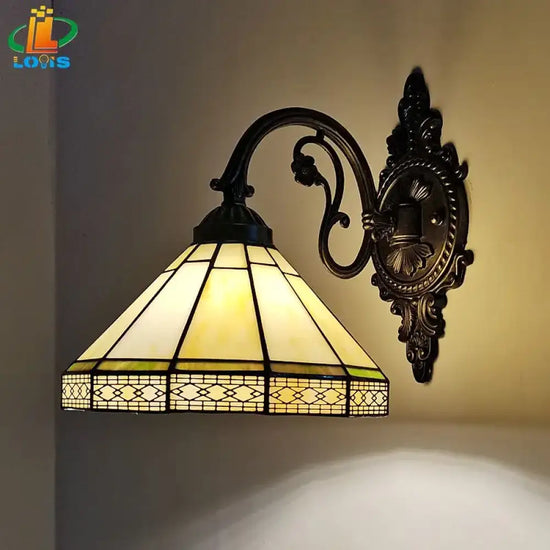 Applique Murale En Verre Tiffany Design Contemporain Chic Chambre