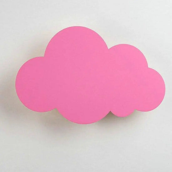 Applique Murale Enfant Lumineux Nuage Doux. Fushia / Froide Chambre