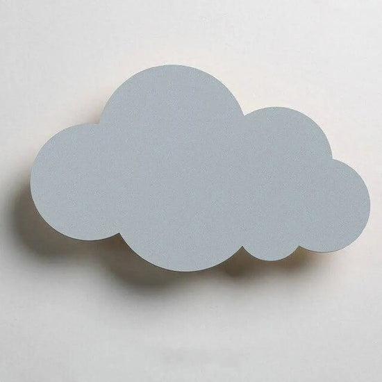 Applique Murale Enfant Lumineux Nuage Doux. Gris / Froide Chambre