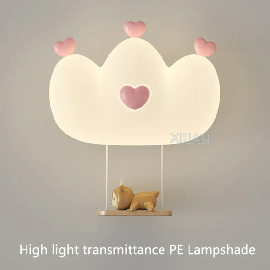 Applique Murale Enfants Animaux Rigolos Lumineux Chambre