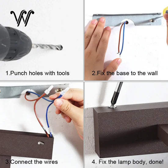 Applique Murale Étanche Design Élégant Moderne Chambre