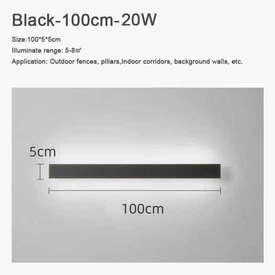 Applique Murale Extérieure Luminaire Design Aluminium Jardin Applique Chambre