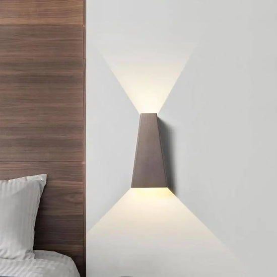 Applique Murale Géométrique Led Métal Luminaire Doré