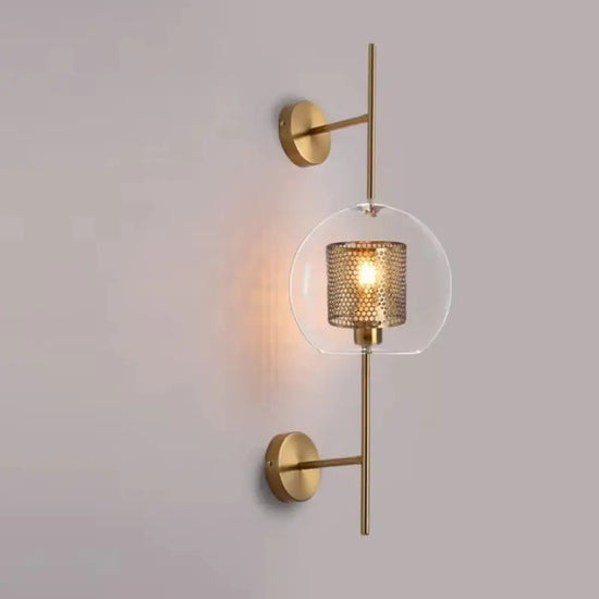 Applique murale globe vintage