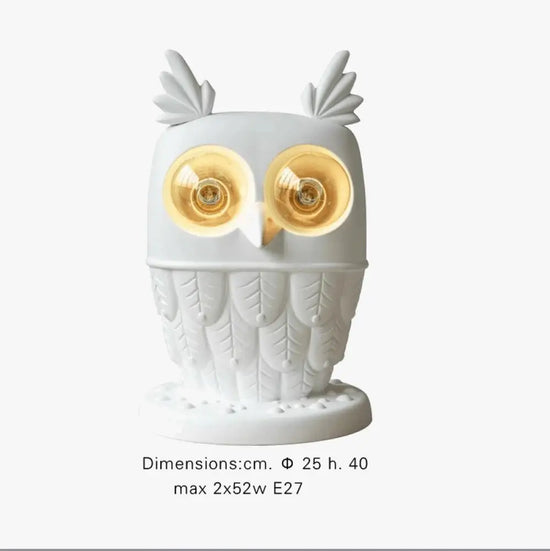 Applique Murale Hibou Design Lumineux Artisanal Chambre