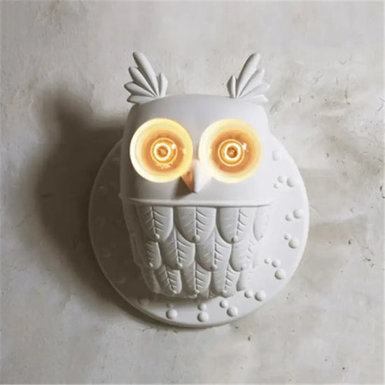 Applique Murale Hibou Stylisée Déco Tendance. Chambre