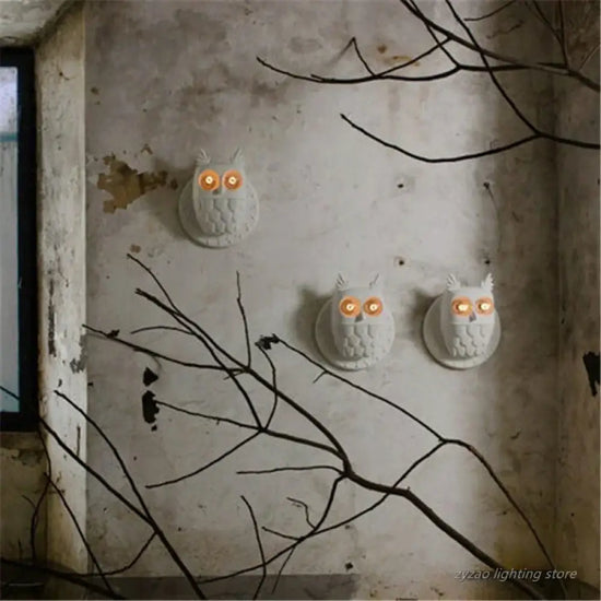 Applique Murale Hibou Stylisée Déco Tendance. Chambre