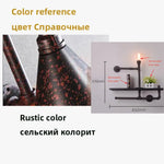 Applique Murale Industrielle Design Métallique Brut Chambre