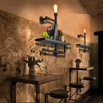 Applique Murale Industrielle Design Métallique Brut Chambre