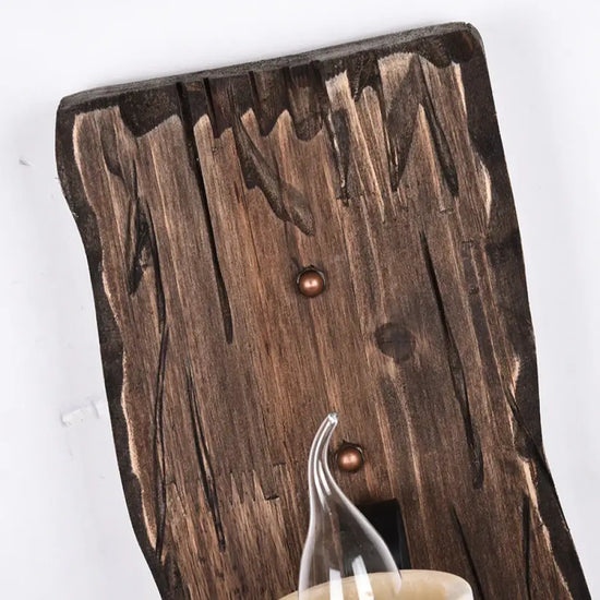 Applique Murale Industrielle Design Vintage Bois Chambre