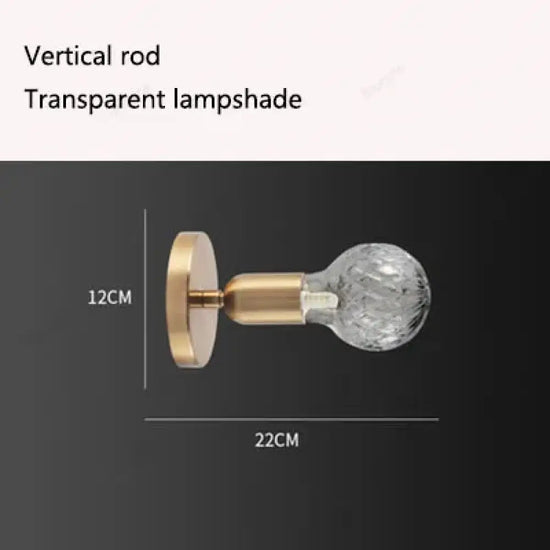 Applique Murale Laiton Design Contemporain Élégant. B Clair Chambre