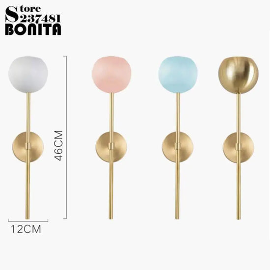 Applique Murale Led Baton Design Élégant Verre. Chambre