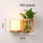 Applique Murale Led Bois Déco Nature Scandinave C Gauche Chambre