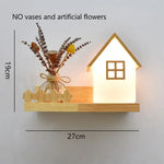 Applique Murale Led Bois Déco Nature Scandinave La Frayeur Chambre