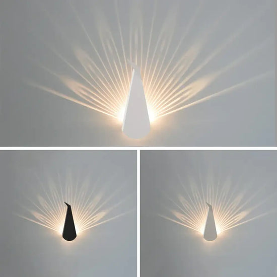 Applique Murale Led Bois Élégant Déco Scandinave Chambre
