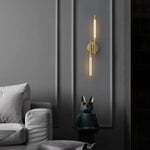 Applique Murale Led Contemporaine Cuivre Élégante Applique Chambre