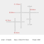 Applique Murale Led Contemporaine Épurée Chic Lumière Applique Chambre