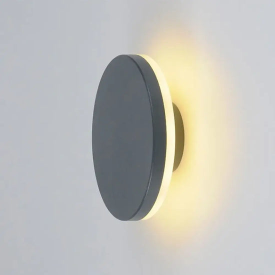 Applique Murale Led Créative Extérieure Design. 15Cm-Gris / Blanc Chaud (2700-3500K) Chambre