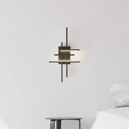 Applique Murale Led Design Contemporain Élégant Chambre