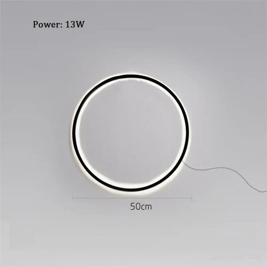 Applique Murale Led Design Élégant Contemporain. 50Cm / Lumière Chaude Chambre