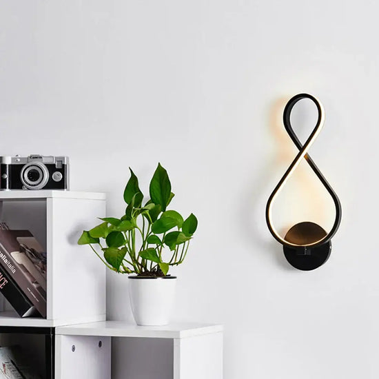 Applique Murale Led Design Élégant Contemporain Chambre
