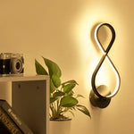 Applique Murale Led Design Élégant Contemporain Chambre