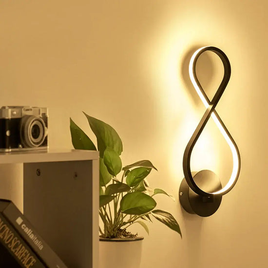 Applique Murale Led Design Élégant Contemporain Chambre