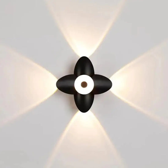 Applique Murale Led Design Élégant Contemporain Noir 4W P2W / Blanc Chaud (2700-3500K) Chambre