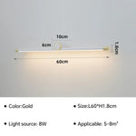 Applique Murale Led Design Élégant Lecture. 60Cm Blanc G / Chaud Chambre