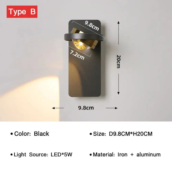 Applique Murale Led Design Élégant Luminaire. Applique Chambre