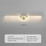 Applique Murale Led Design Élégant Minimaliste. Lwl128 100Cm Or / Blanc Froid Chambre