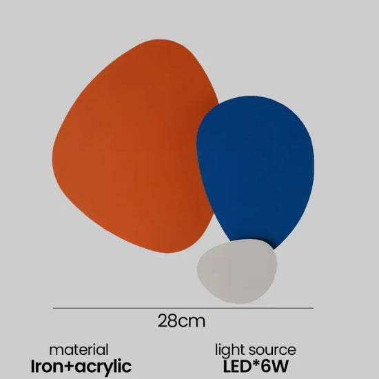 Applique Murale Led Design Épuré Élégant A Type 28Cm / Couleur Modifiable Applique Chambre