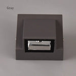 Applique Murale Led Design Étanche Polyvalente Gris 01 / Blanc Chaud Chambre