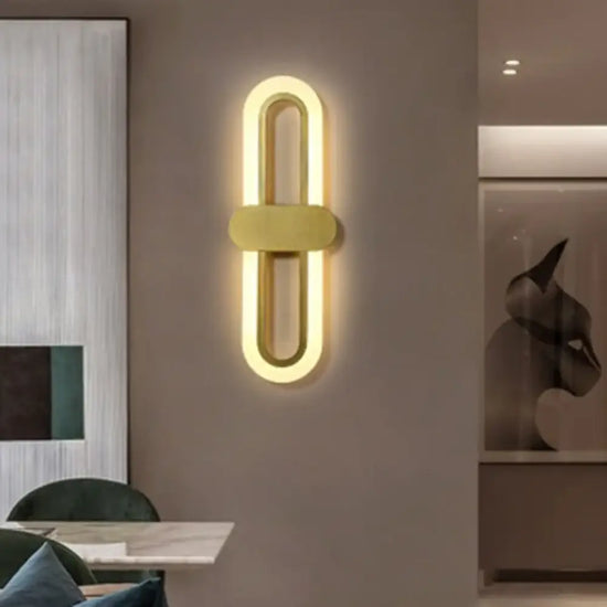 Applique Murale Led Design Lumineux Contemporain Chambre