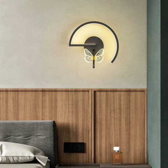 Applique Murale Led Design Lumineux Papillon. Chambre