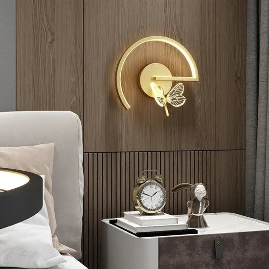 Applique Murale Led Design Lumineux Papillon. Chambre