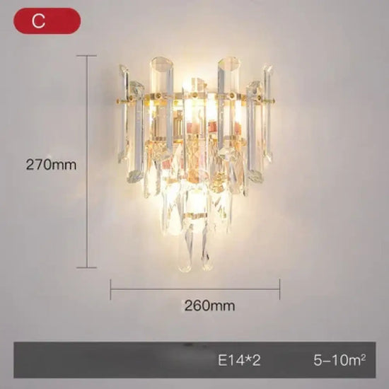 Applique Murale Led Design Luxueux Élégant. C / Gradable Chambre