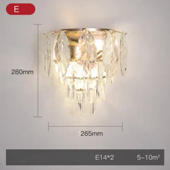 Applique Murale Led Design Luxueux Élégant. E / Gradable Chambre