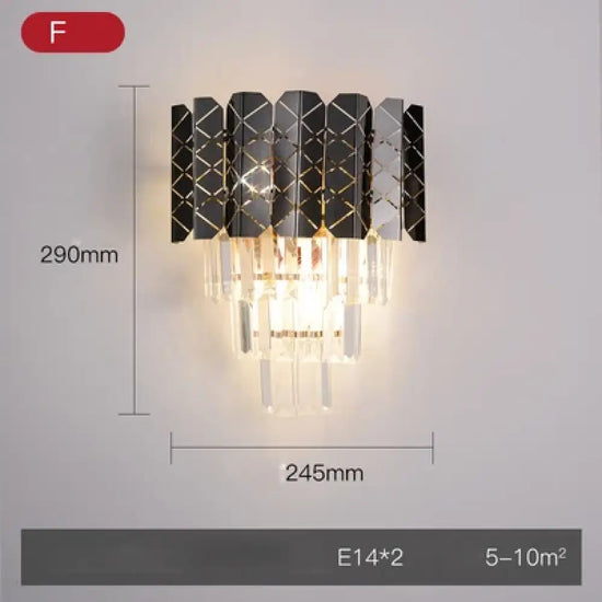 Applique Murale Led Design Luxueux Élégant. F / Gradable Chambre
