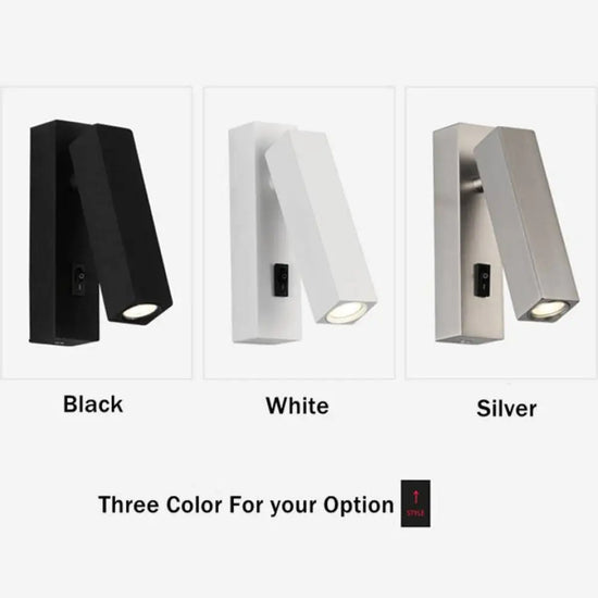 Applique Murale Led Design Minimaliste Élégant Chambre