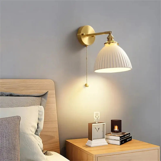Applique Murale Led Design Minimaliste Élégante Chambre