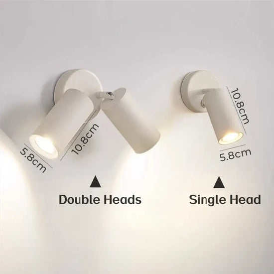 Applique Murale Led Design Moderne Rotative Chambre