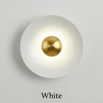 Applique Murale Led Design Scandinave Élégante Blanc / Dia300Xt80Mm Frais Naturel Chaud | 10W