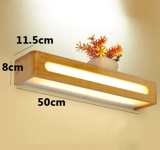 Applique Murale Led Design Scandinave Épuré L 50Cm / Blanc Chaud (2700-3500K) Chambre