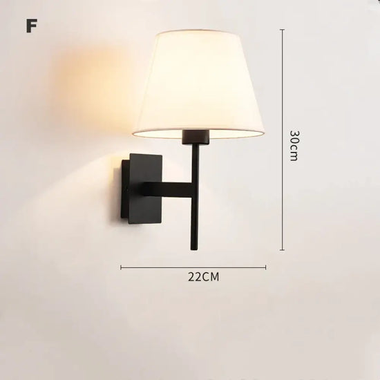 Applique Murale Led E27 Design Élégant Tapez F Chambre