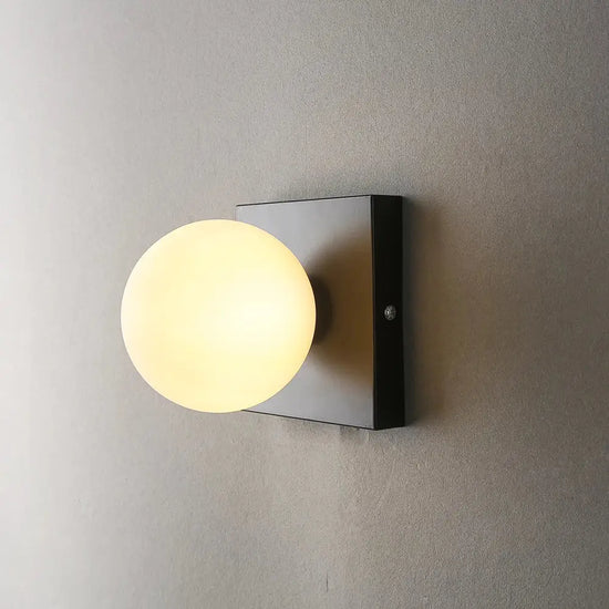 Applique Murale Led Élégante Contemporaine Lumière. Noir A Chambre