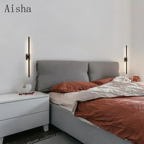 Applique Murale Led Élégante Contemporaine Minimaliste. Chambre