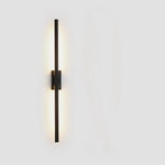 Applique Murale Led Élégante Contemporaine Minimaliste. Noir / 100 Cm Lumière Neutre Chambre