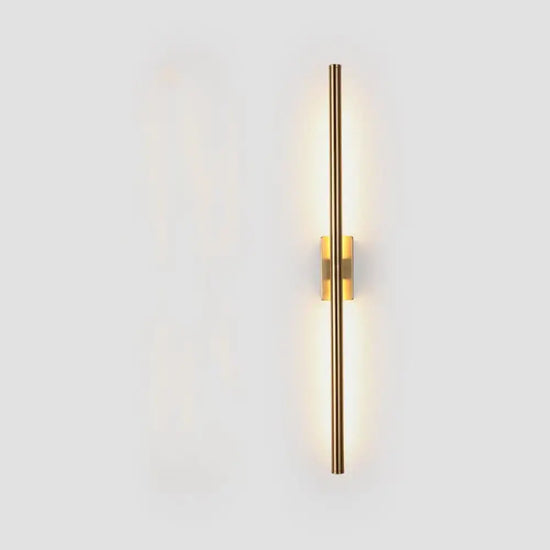 Applique Murale Led Élégante Contemporaine Minimaliste. Or / 60 Cm Blanc Froid (5 500-7 000 K).